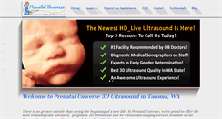 Desktop Screenshot of prenataluniverse.com