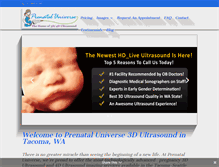 Tablet Screenshot of prenataluniverse.com